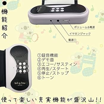 Amazon | Smaly 新型ロールアップピアノ (49鍵盤) | 電子ピアノ